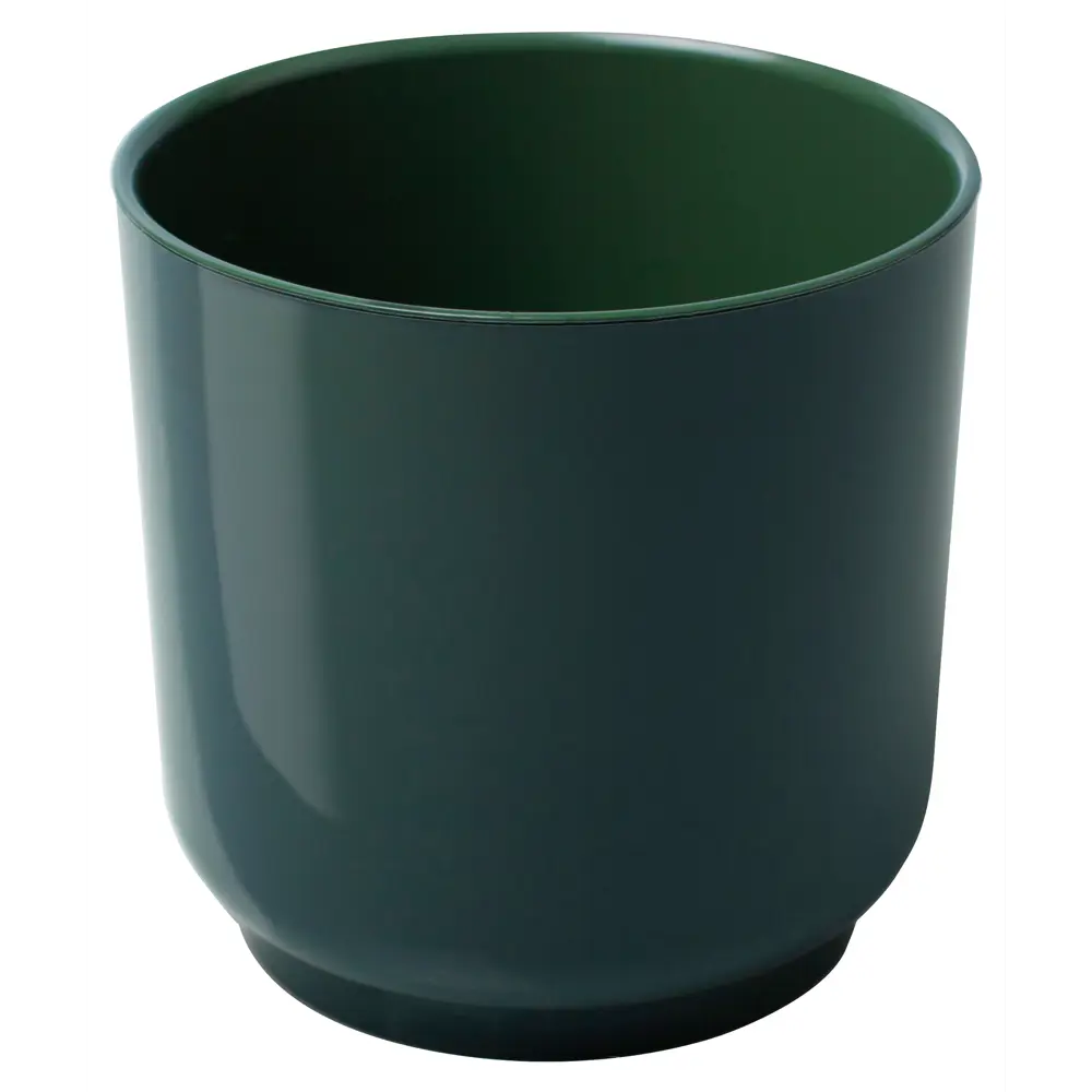 Кашпо Evergreen Design Дельта 13x13.5x13 см v1.5 л пластик нефрит 89452952 STLM-2136528
