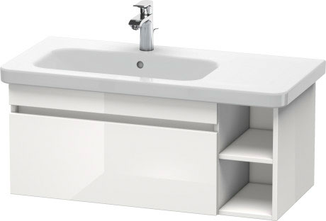 DS639709191 DuraStyle Тумбочка подвесная Серо-коричневый декор Duravit - Вид №2