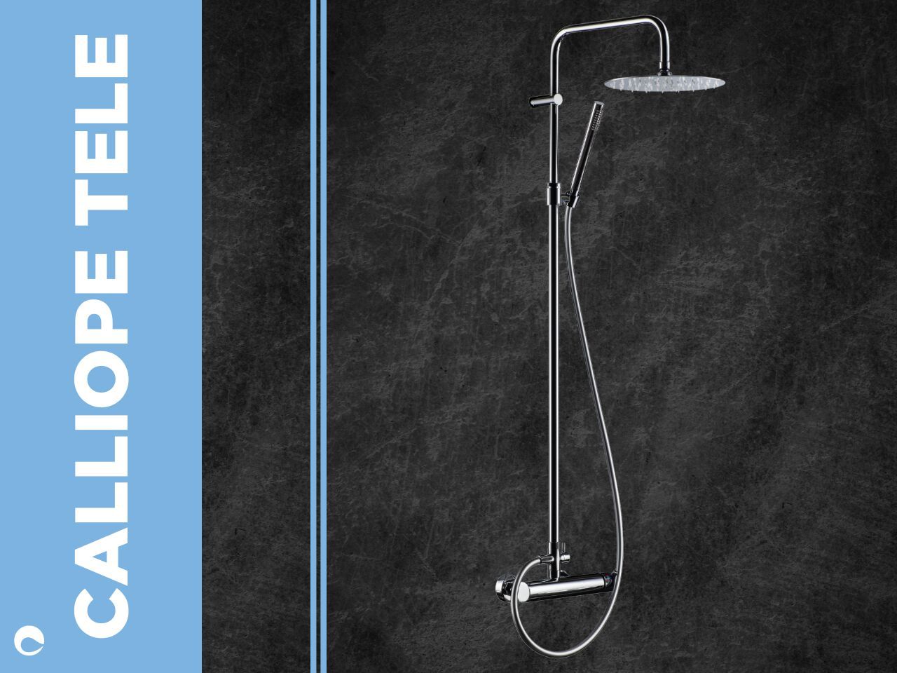 Душевая колонна с ручным душем Cropelli круглый ARCH-00131629 - Вид №5