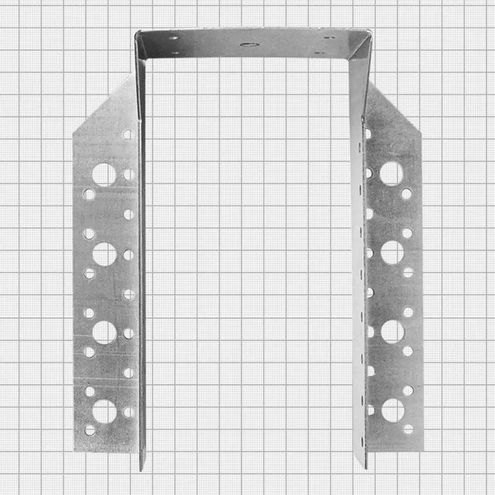 Santreyd Опора бруса раскрытая OBR R 100×200×1.8 мм для несущих конструкций 83612907 STLM-0042705 - Вид №2