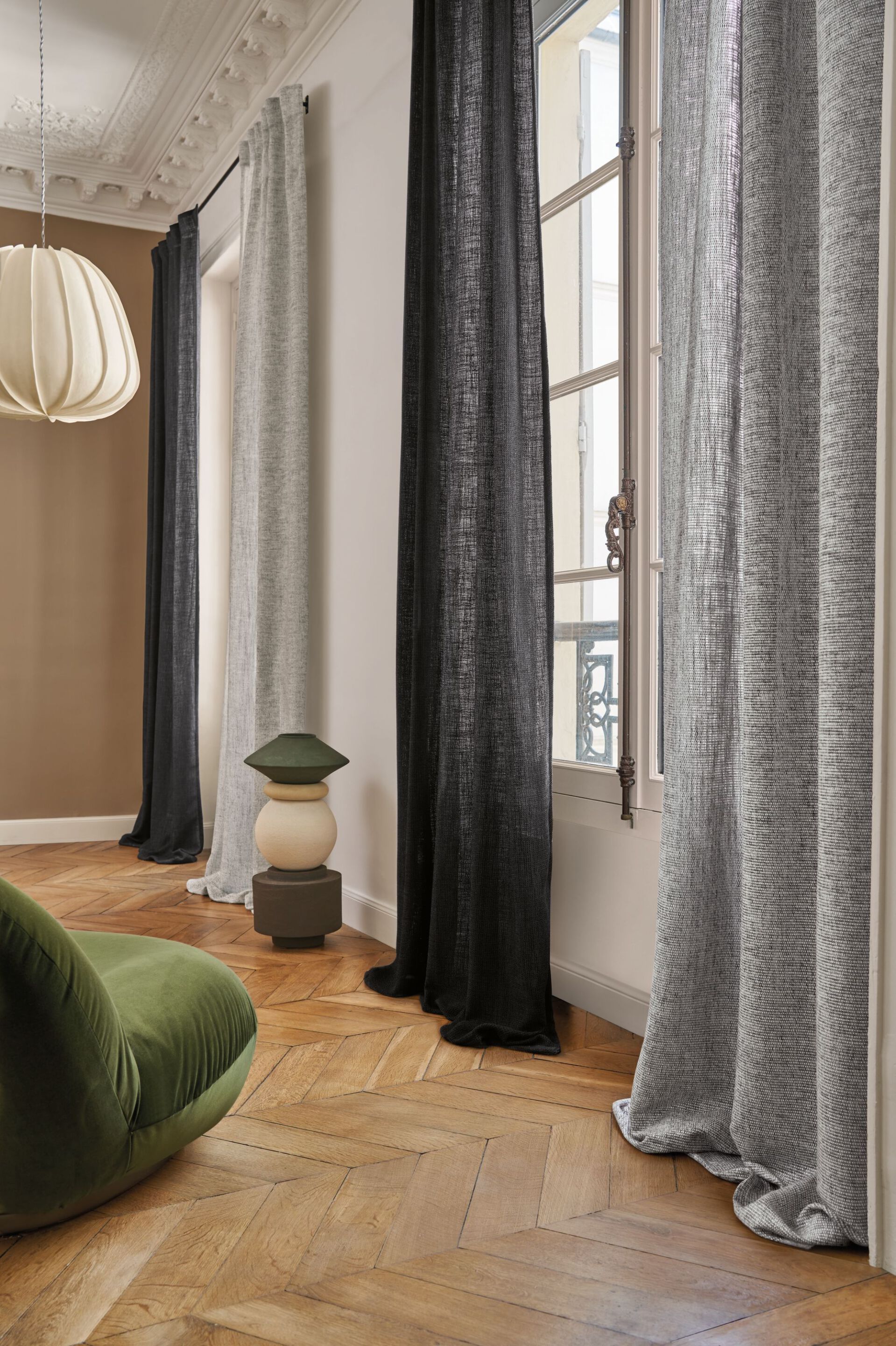 Однотонная ткань из вуали для штор Casamance Grand voile ARCH-00041522 - Вид №3