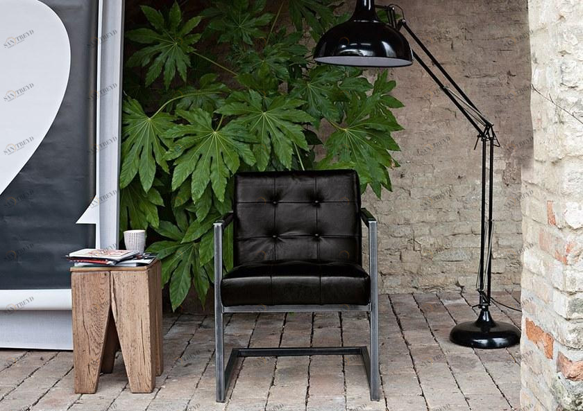 Devina Nais Консольное кожаное кресло с подлокотниками sun-id-1369304