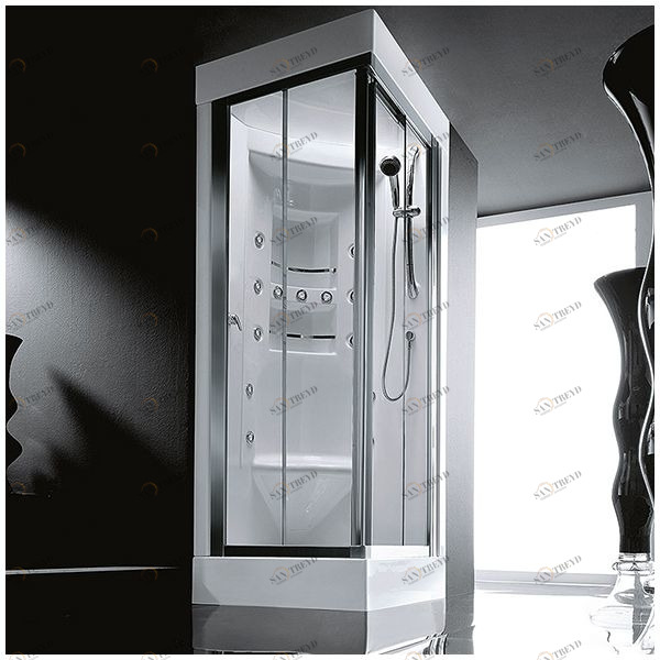Душевая кабина Gruppo treesse Acquazzurra 90 STB-B7587S белая с баней и гидромассажем угловая левая STBB7587S