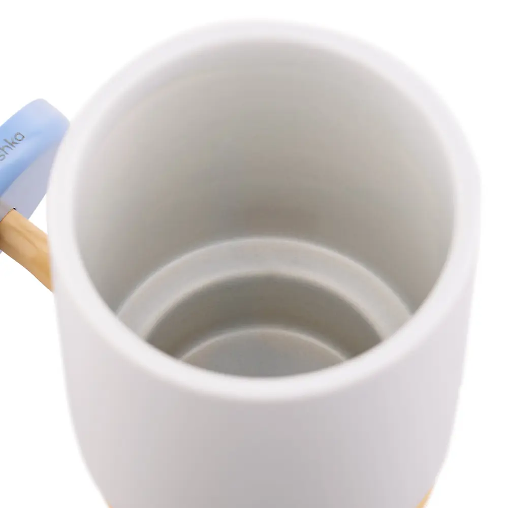 Стакан для зубных щеток Moroshka Antrim настенный керамика цвет бело-голубой STLM-2042068 - Вид №2