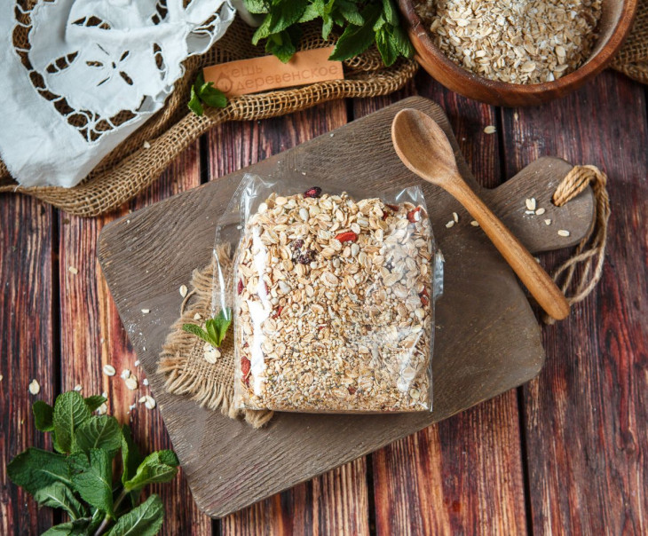 6063 Ржаные хлопья с вишней_250 г. Вкусляндия  - Вид №3