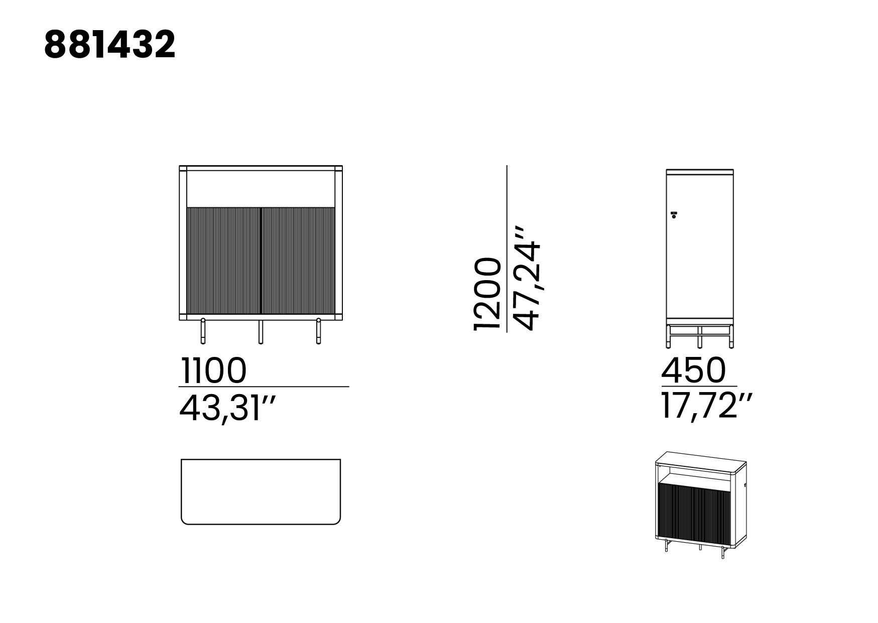 Шкаф для прихожей из цельного дерева animovel Fidji ARCH-00023068 - Вид №4