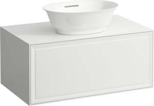 H4060110856281 Шкафчик 800, 1 ящик, с отверстием в центре, совместим с раковиной-чашей 812850, 812851, 812852, 812853 LAUFEN PRO