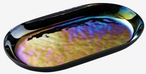 RADAR INTERIOR Поднос овальный стеклянный Mirage