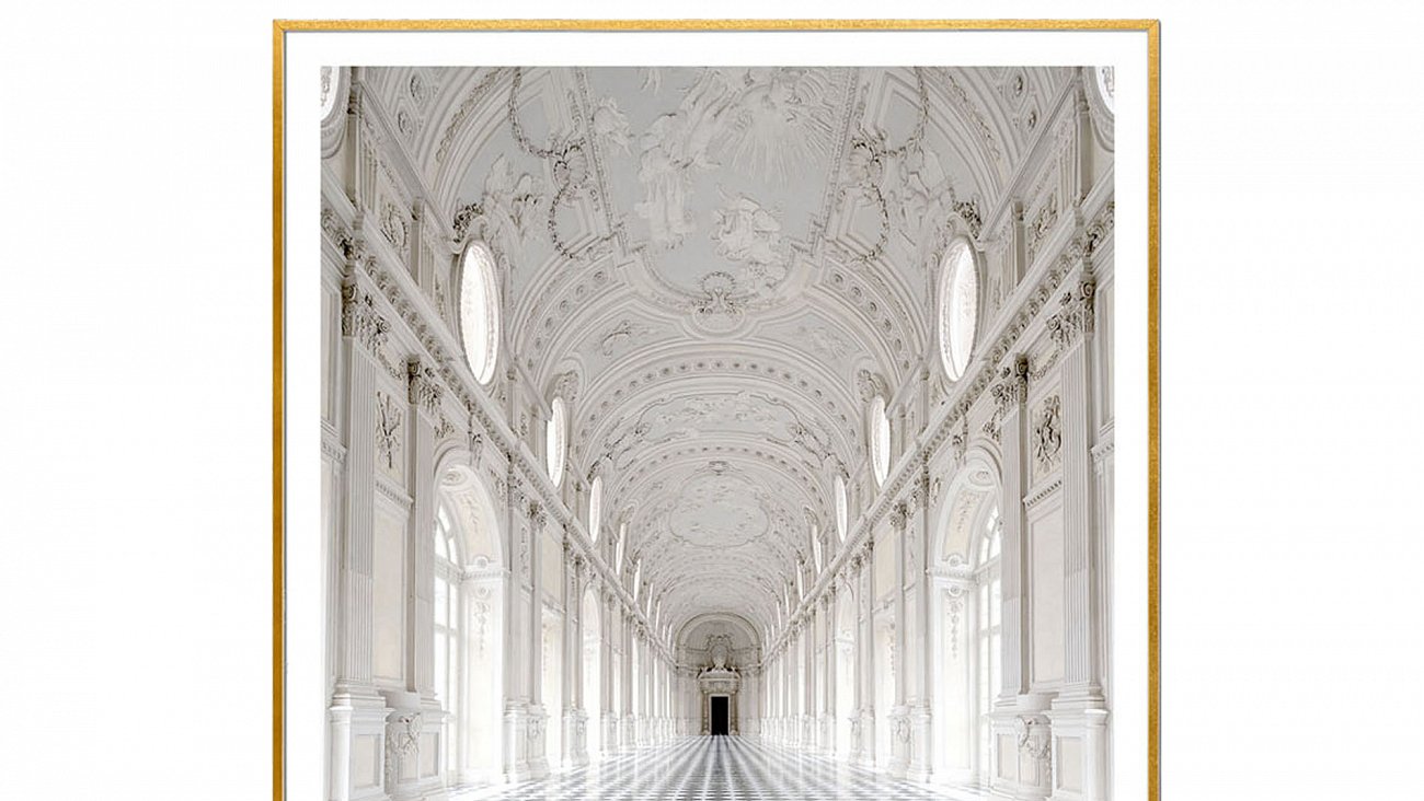 Постер прямоугольный на художественной бумаге 80х60 см "Дворец" EVENHOME ДИЗАЙНЕРСКИЕ 00-3878745 Белый;черный  - Вид №1