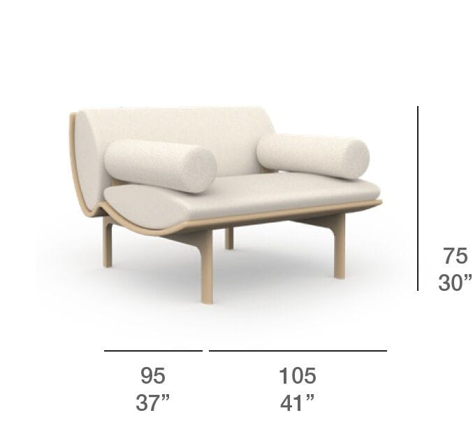 Садовое кресло с подлокотниками GANDIABLASCO Dunne ARCH-00092310 - Вид №2