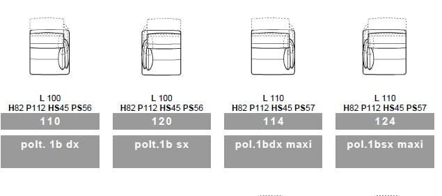 Модульный кожаный диван с подголовником и полуостровом Calia Italia премиум ARCH-00035018 - Вид №4