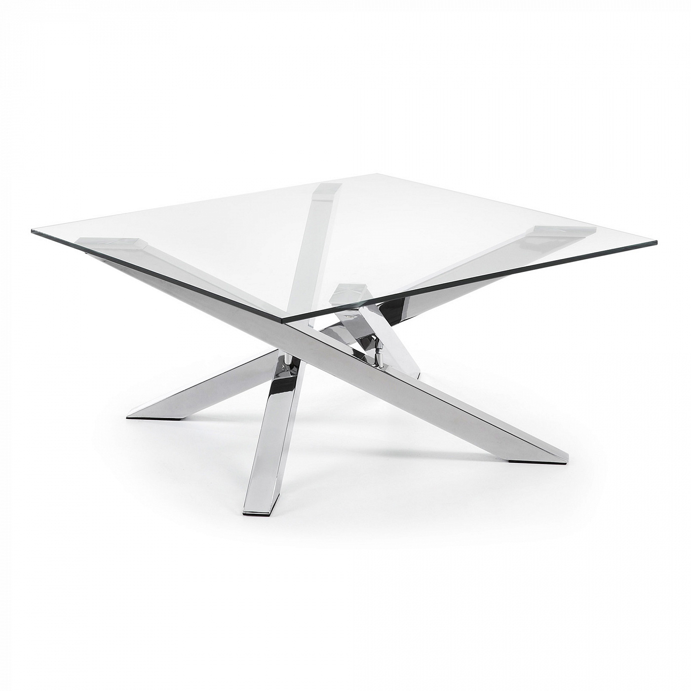 023583 Журнальный столик 90 x 90 см стеклянный La Forma Mikado - Вид №2