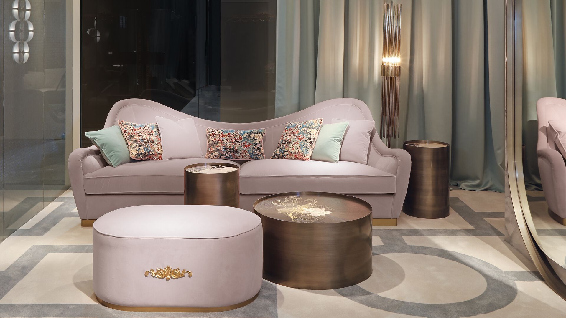 Металлический цилиндр журнальный столик ANGELO CAPPELLINI New Classic Interiors ARCH-00132833 - Вид №1