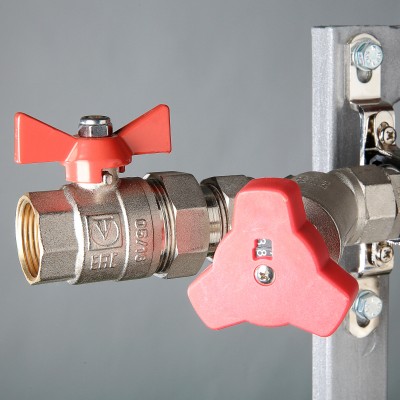 VT.GPM.06S04.L8 Узел этажный для поквартирного учета тепловой энергии Valtec 1", 8 вых., ввод слева  - Вид №6