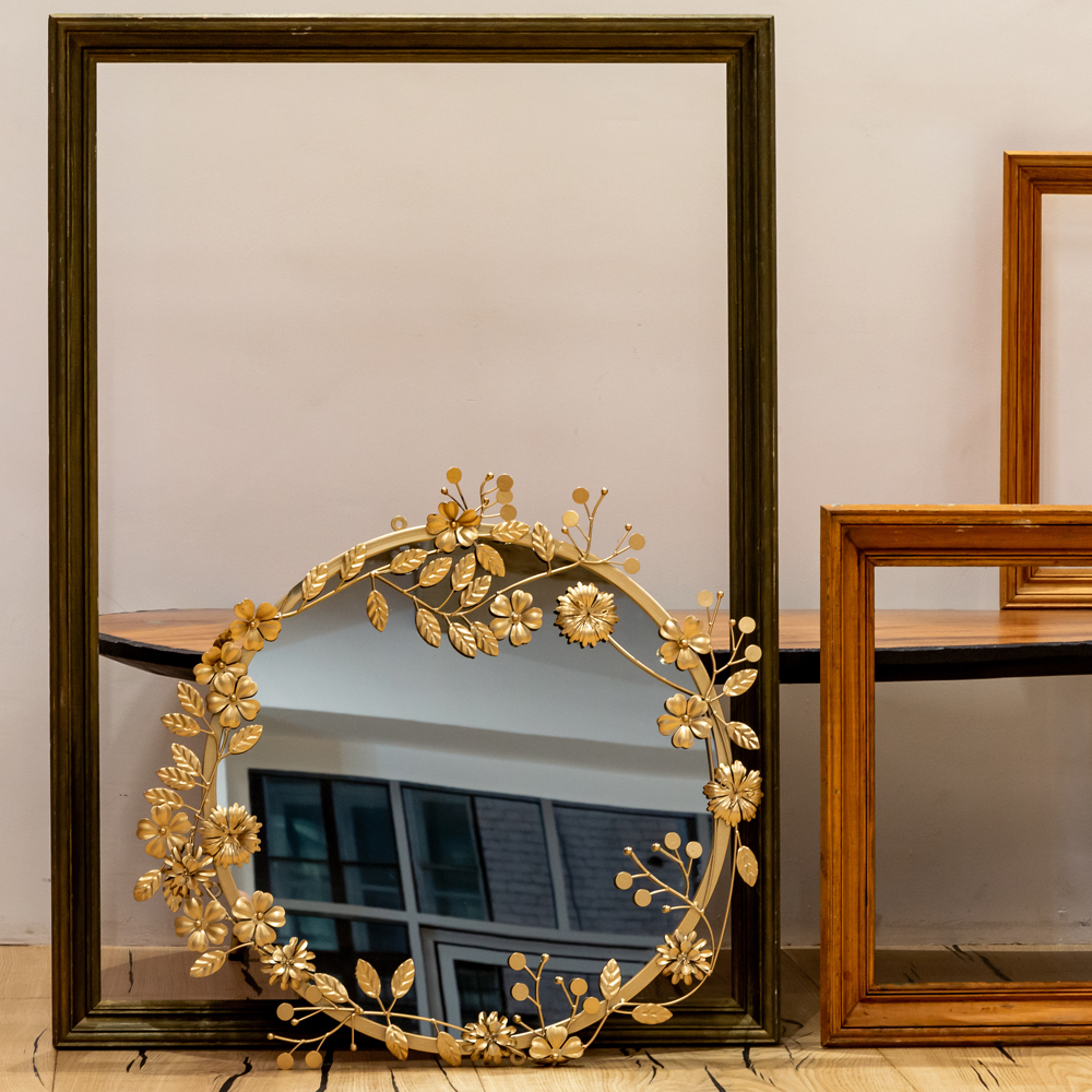 19091223 Настенное зеркало «Гарленд Голд» Object Desire  - Вид №4