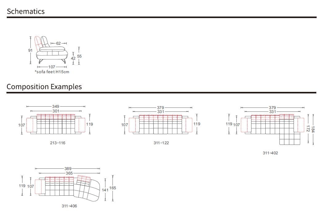 Кожаный модульный диван CAMPO DE' FIORI CL375 ARCH-00143975 - Вид №10