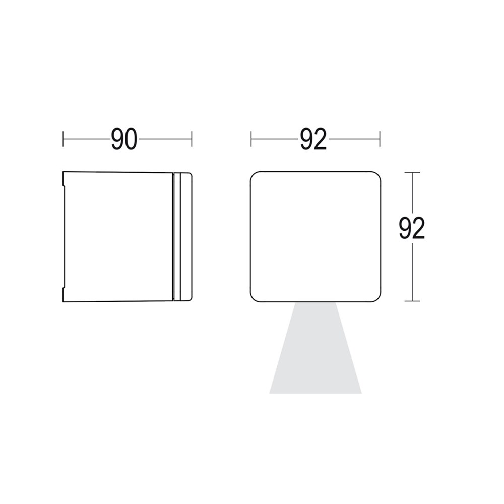 MicroBivio 1 L Ghidini Bivio .05 Темно-Cерый (Матовый)  - Вид №1