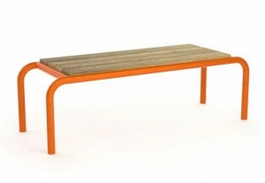 VESTRE Стол для общественных мест из оцинкованной стали Hvilan