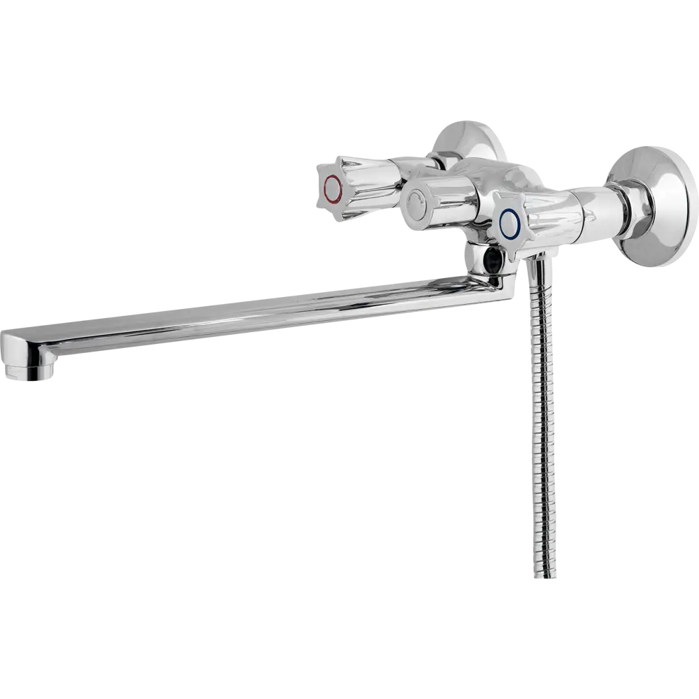 Смеситель для ванны Esko Accra 31 двухвентильный цвет хром STLM-2152494 - Вид №2