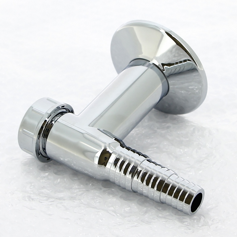 Сифон McAlpine для подключения слива бытовой техники с обр. клап. и отражателем выход D=32 мм хром WMV32CP - Вид №3