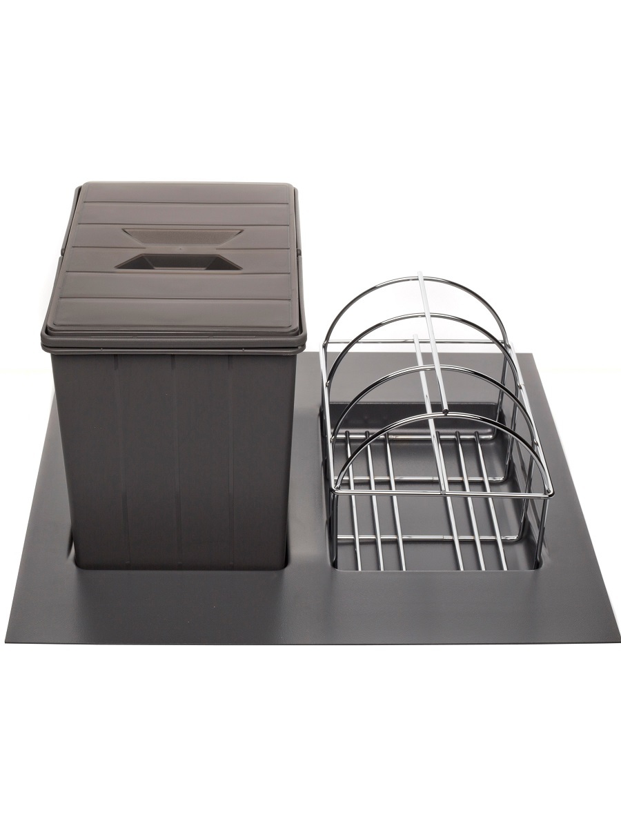 Система сортировки мусора Omega Duet 450/16 Anthracite NAVAKO 10185