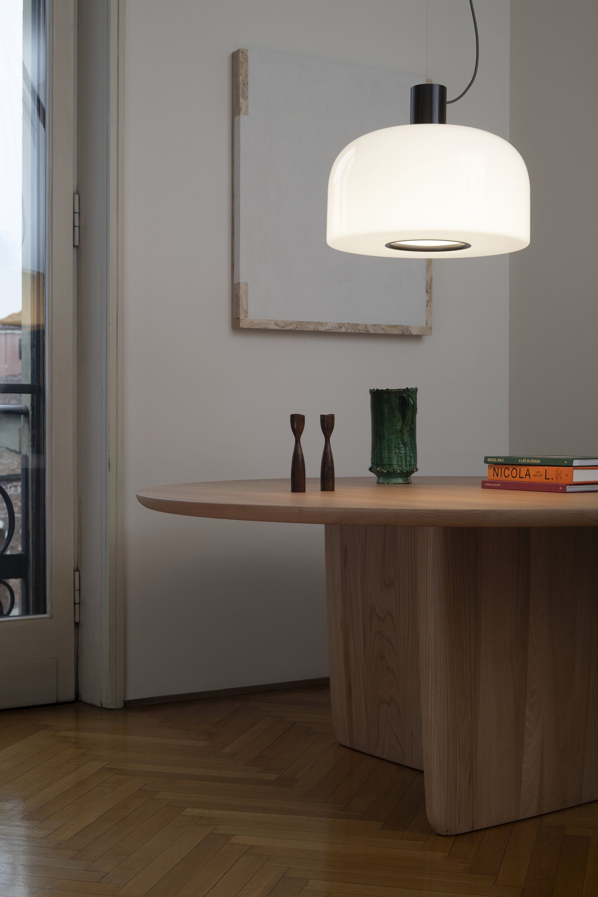 Опаловое стекло с регулируемой яркостью подвесной светильник Flos Bellhop ARCH-00127657 - Вид №2