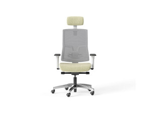 Вращающееся офисное кресло с подголовником