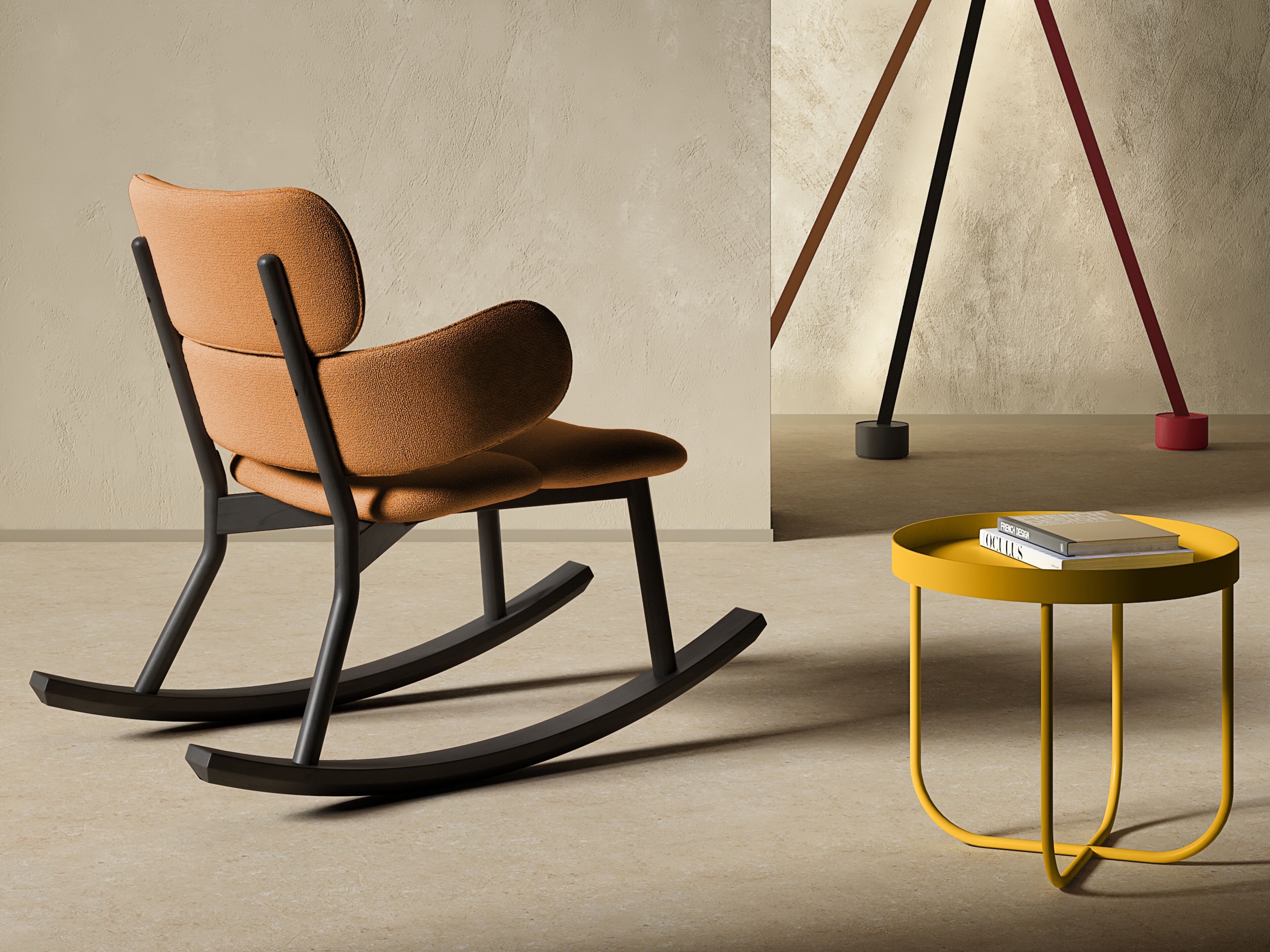 Кресло-качалка с подлокотниками Innova Imbottiti Bands ARCH-00051275 - Вид №3