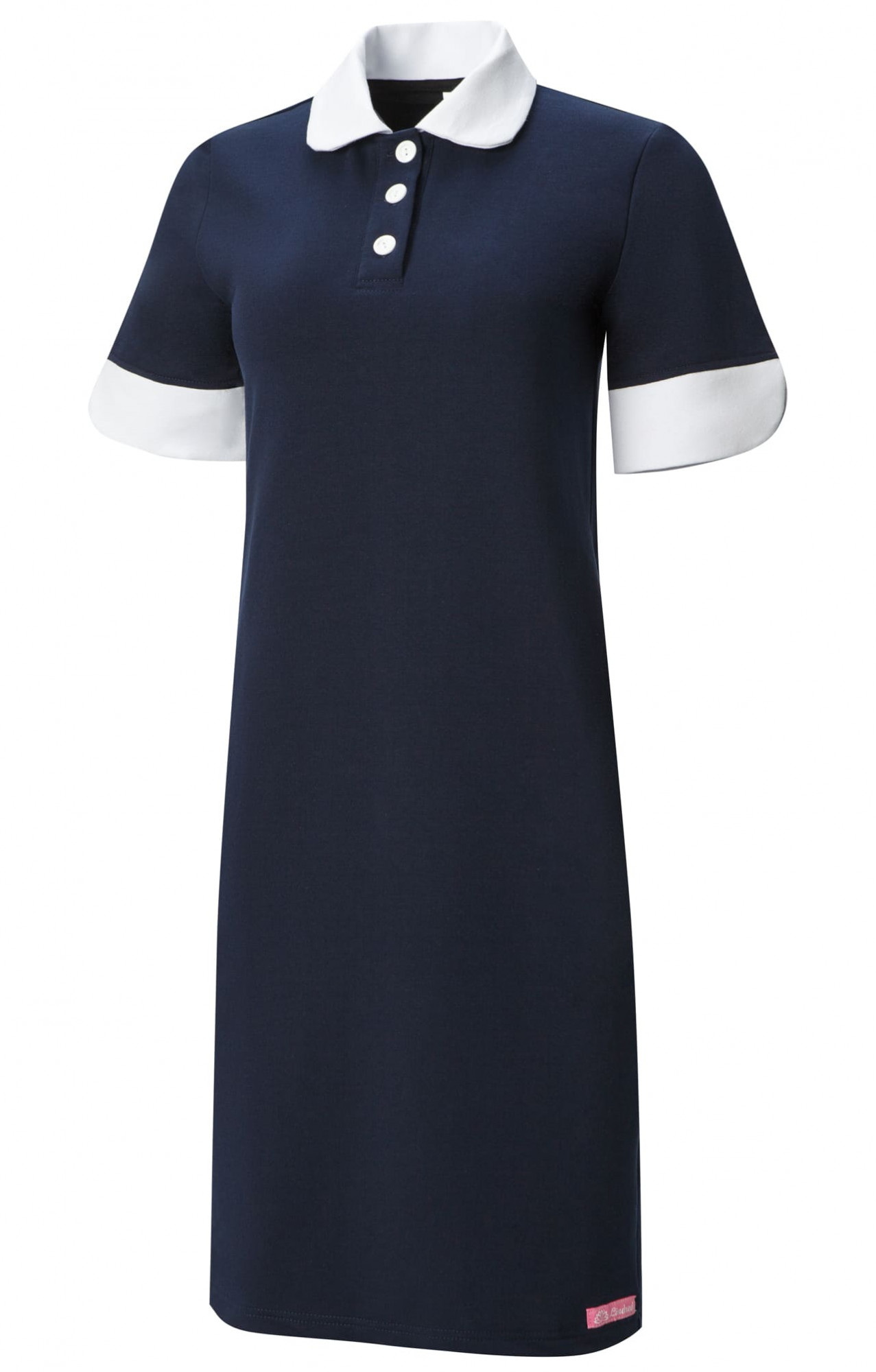 64660 Платье-поло трикотажное цвет NAVY (темно-синий) GRACE  Одежда для обслуживающего персонала  размер 50 (XL) 