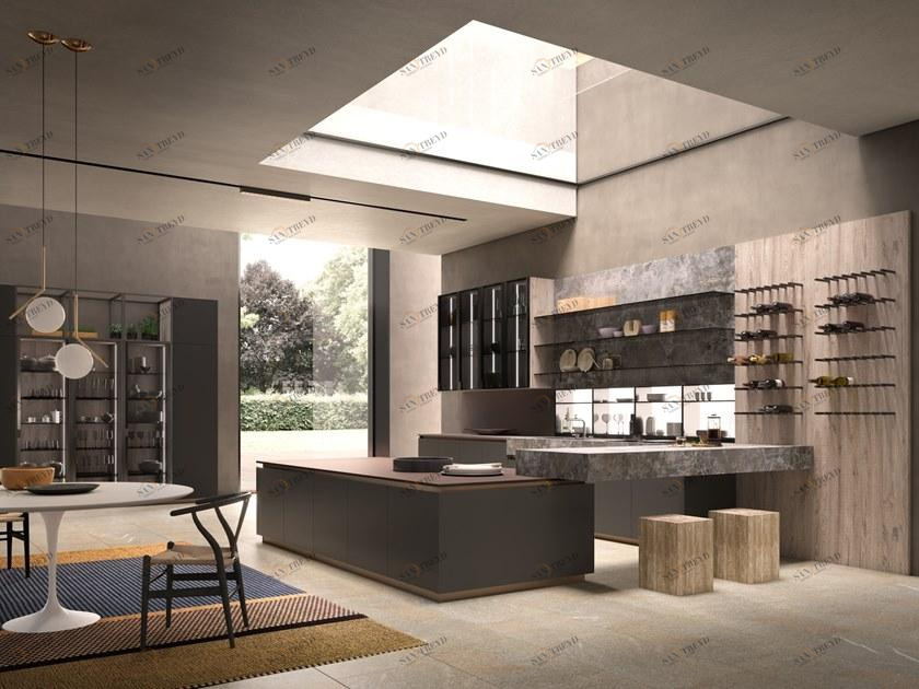 Floritelli Cucine Кухня Dekton® без ручек Ares sun-id-1506111