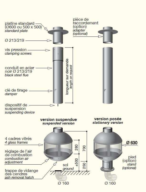 Центральный подвесной камин Focus creation Agorafocus ARCH-00119426 - Вид №4