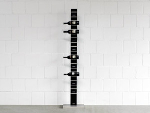 Стальная напольная винная стойка