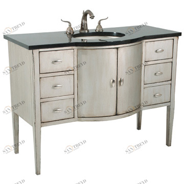 Тумбочка, большая (от 37 до 59,5) 08939-110-402 Sterling Bowfront Large Sink Chest  Ambella 