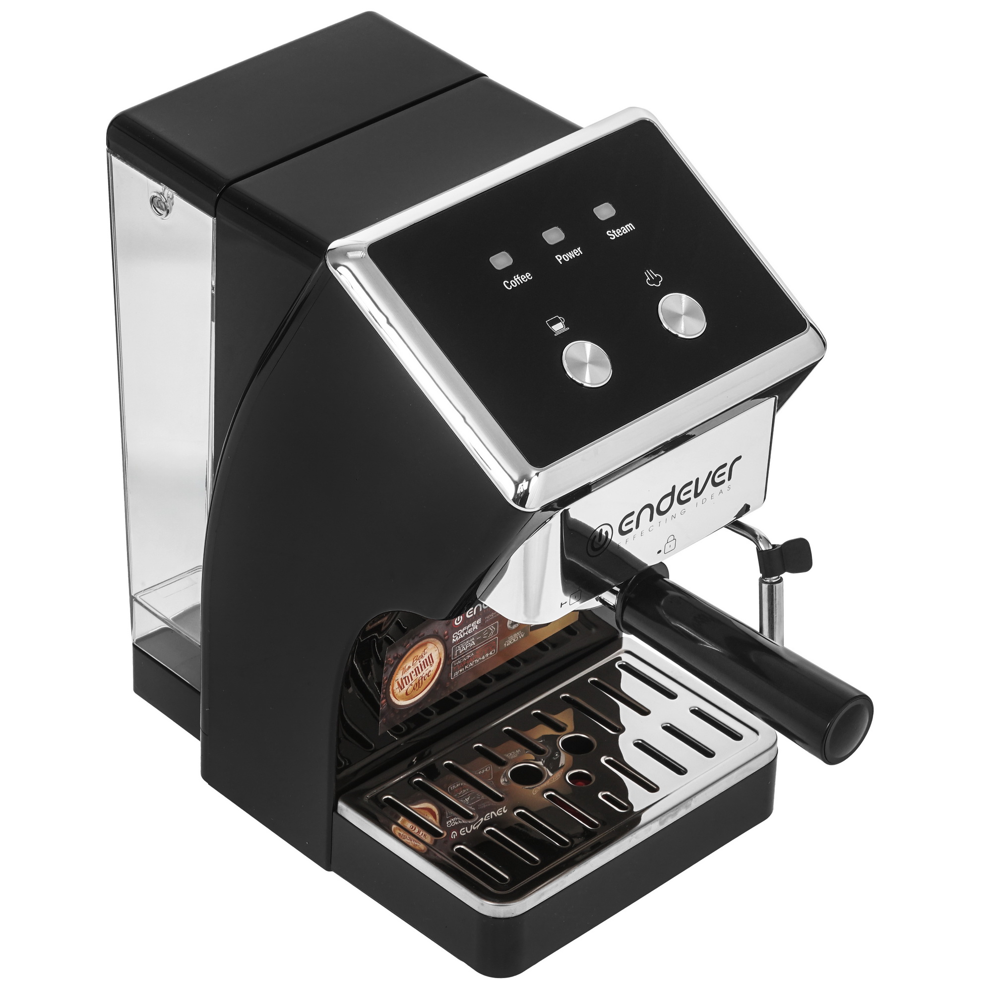 9014973 Кофеварка рожковая Endever Costa-1085 черный STDN-0140996 - Вид №7