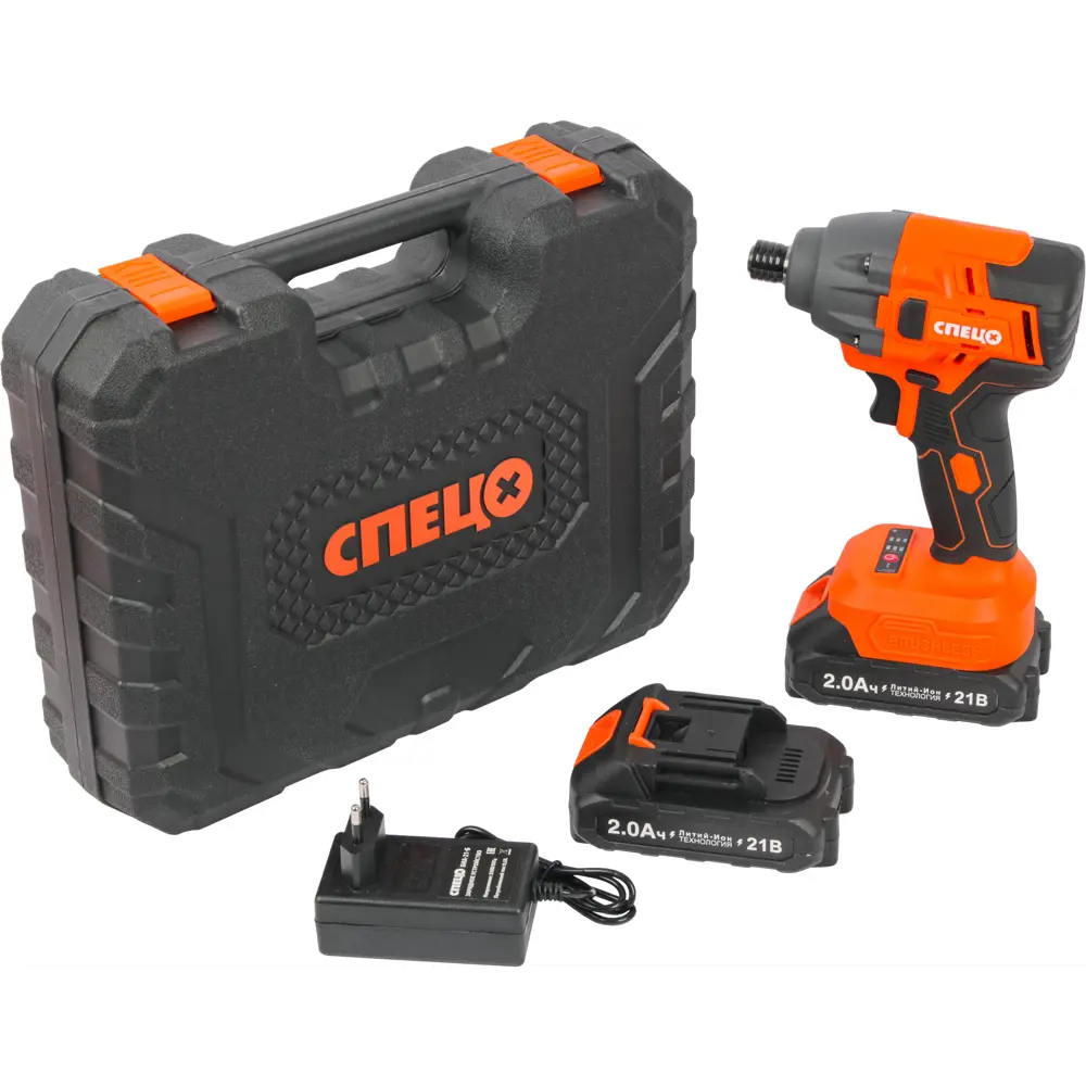 Аккумуляторный ударный винтоверт СПЕЦ БИА-21-Б с двумя батареями 89386884 STLM-1380884 - Вид №1