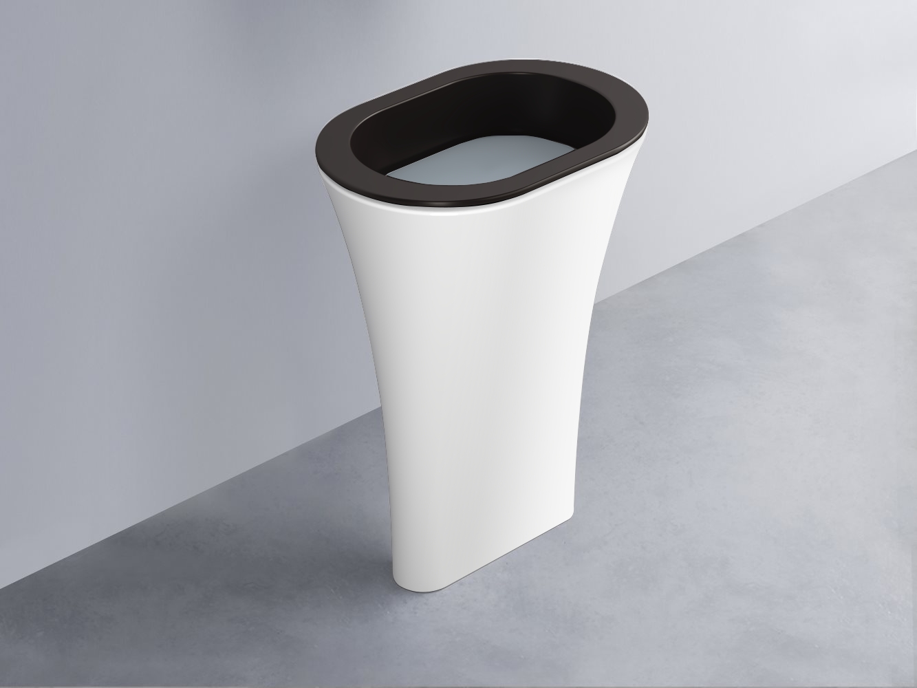 AMLA65-LV+AMPILO-BR+AMCOLO-BL Раковина Amedeo Ovale отдельностоящая cielo Enjoy + Amedeo Ceramica Cielo