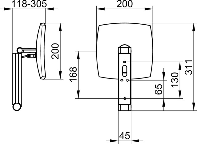 17613019003 Косметическое зеркало KEUCO Kosmetikspiegel - Вид №2