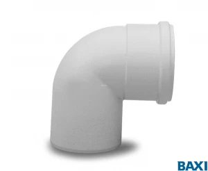 KHG71407541 Отвод полипропиленовый 90°, диам. 60 мм, HT (KHG71407541) BAXI
