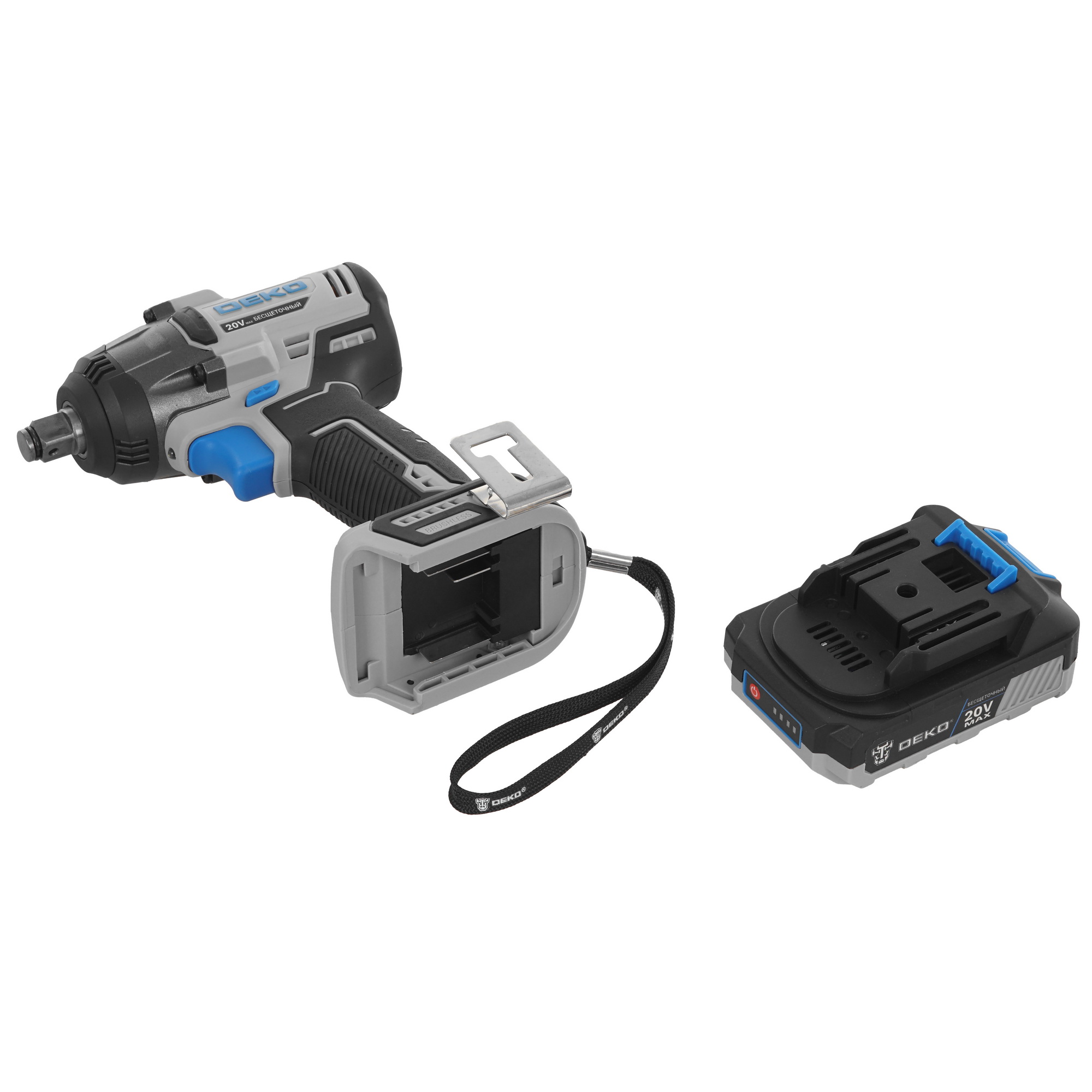 Гайковерт DEKO DKIS UNV 20V 5608071 STDN-0073307 - Вид №5