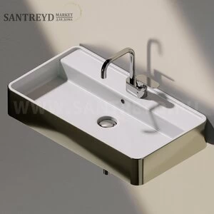 MW75SPLATINUM Подвесная раковина настенная прямоугольная Ceramica Flaminia Miniwash