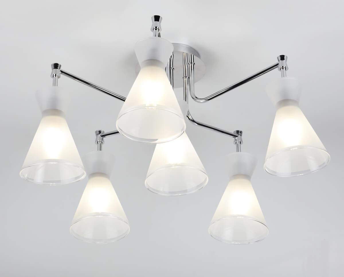 Потолочная люстра Rivoli Sospiro 3028-306 RIVOLI SOSPIRO 336935 Хром;белый  - Вид №2