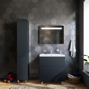 M90CSR0306GM шкаф-колонна напольный правый 30 см двери push-to-open графит матовый AM.PM Gem