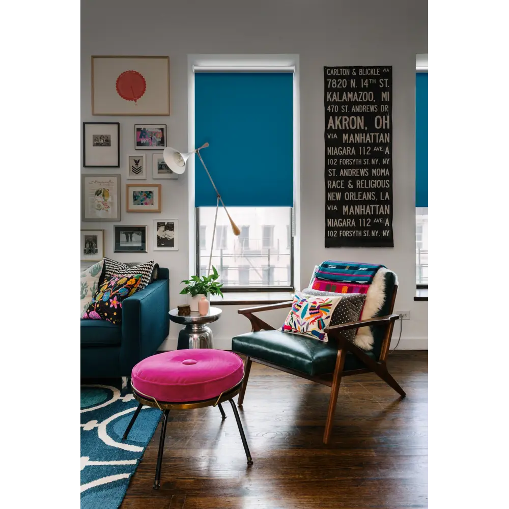 Штора рулонная Blackout 70x175 см синяя ЭСКАР STLM-2177463 - Вид №3