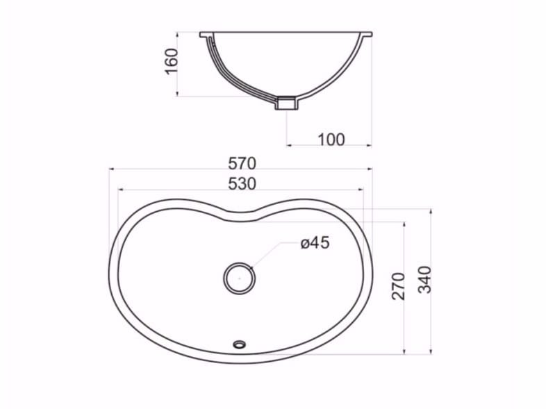 Керамическая раковина для раковины GSG Ceramic Design ARCH-00094557 - Вид №2