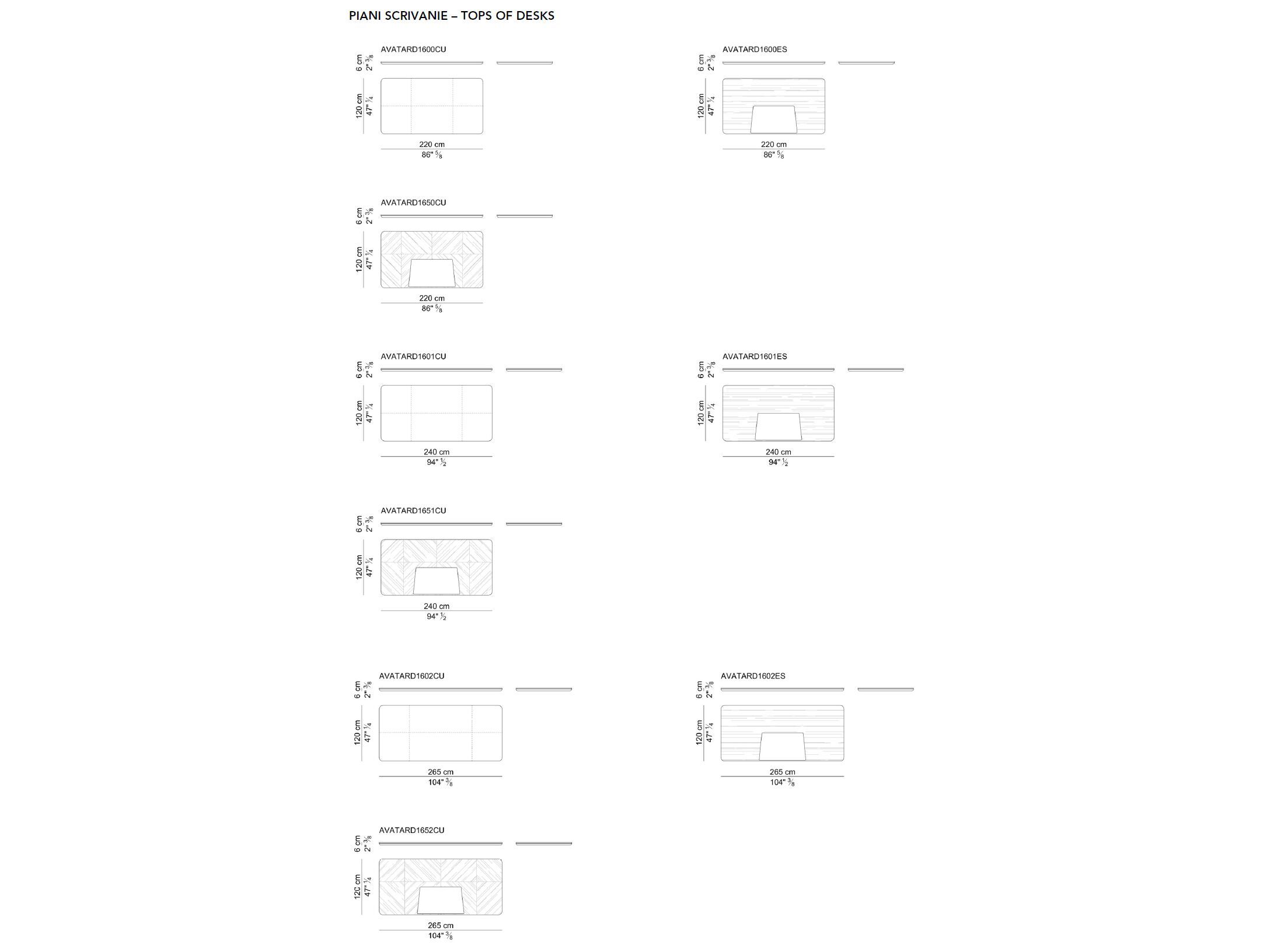 Угловой стол с ящиками из дерева и кожи i 4 Mariani Аватар ARCH-00045165 - Вид №7