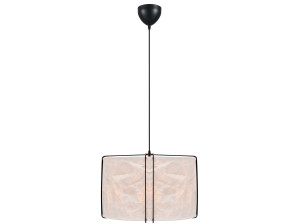 Подвесной светильник из бумаги и металла