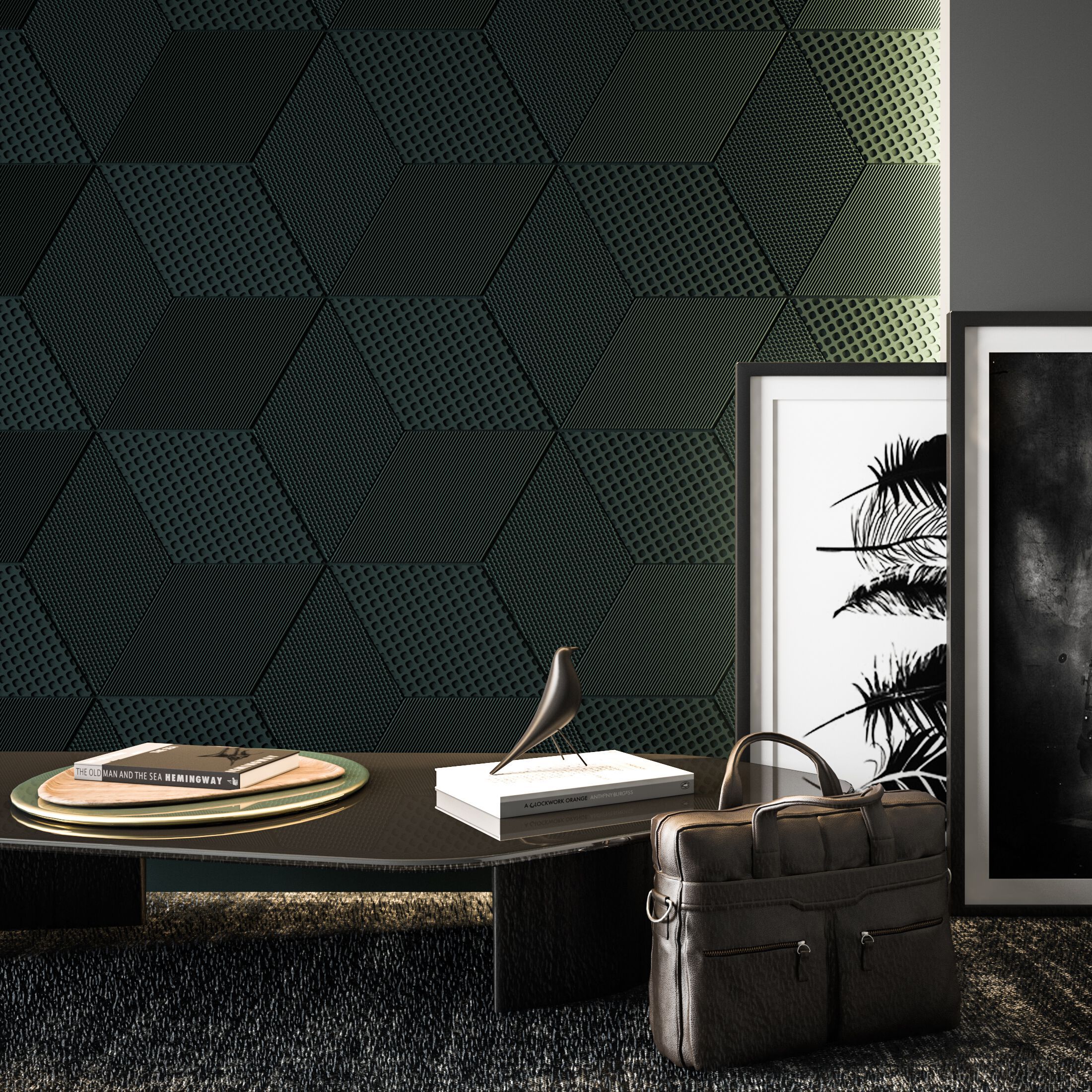 Трехмерное гипсовое покрытие WallDeco M-Modern ARCH-00100210 - Вид №1