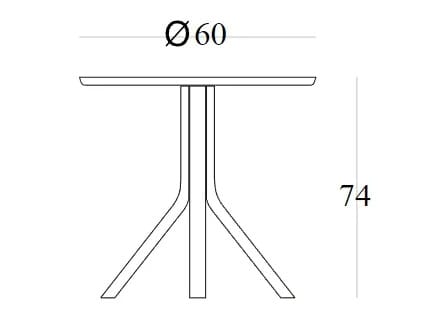 Круглый стол из ясеня SIPA дерево ARCH-00075307 - Вид №9