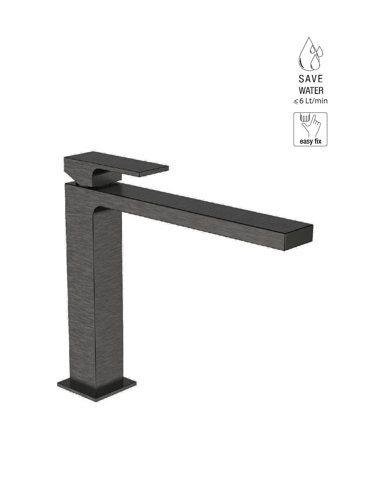 Однорычажный смеситель для раковины с ограничителем расхода Rubinetterie Frattini Vita Due ARCH-00031898 - Вид №14