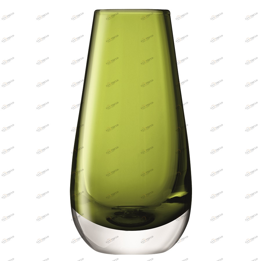 Ваза стеклянная в форме бутона зеленая 14 см Flower Colour LSA INTERNATIONAL - 253429 Зеленый 